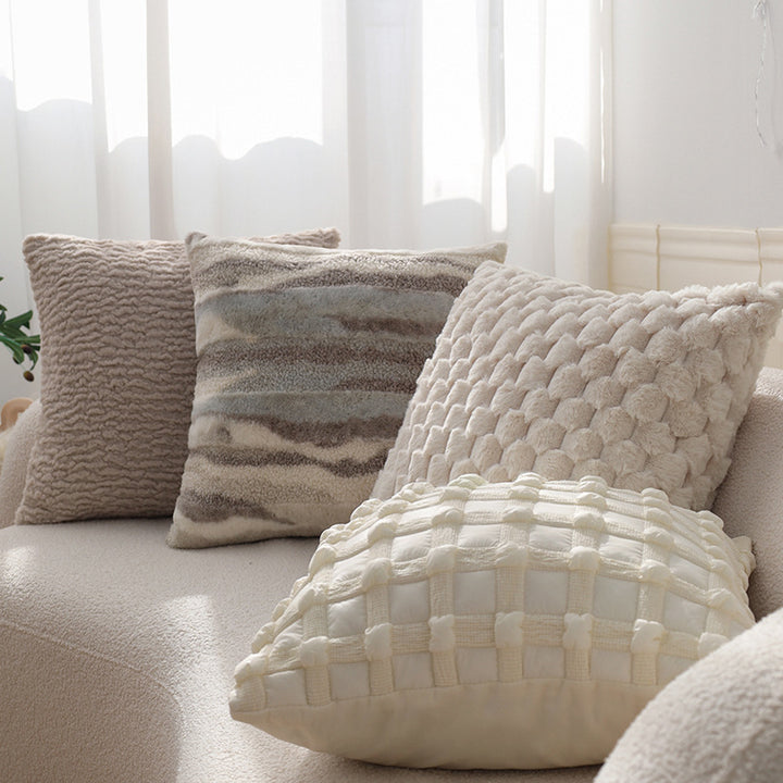 Cuddle cushion in teddy fur style Bowlift
