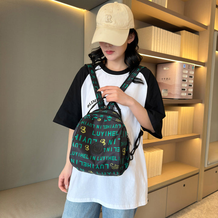 Geometric Patterned Backpack Bowlift