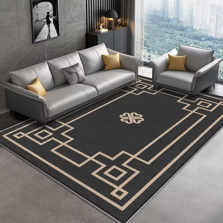 Modern Abstract Area Rug Bowlift