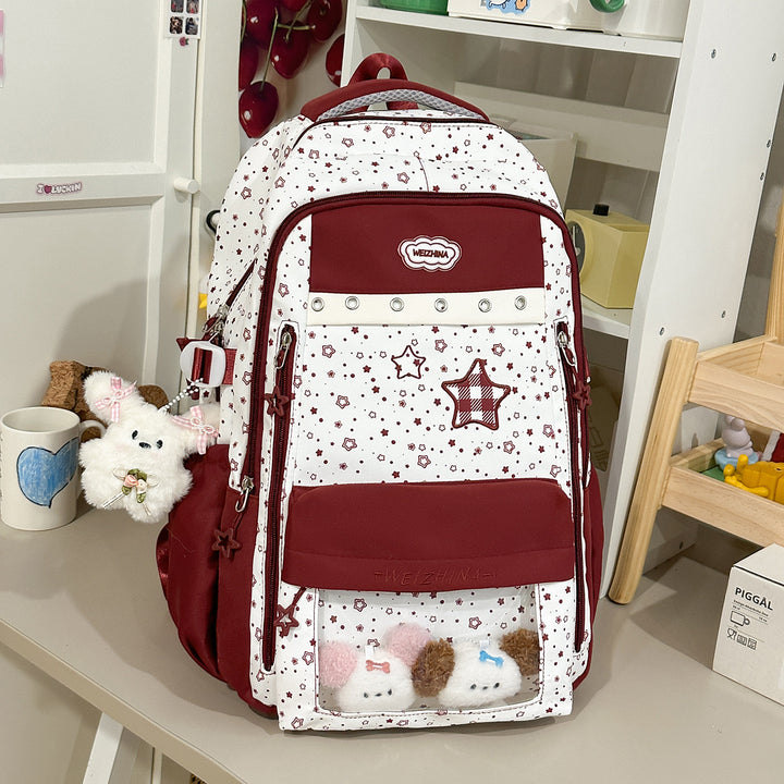 Transparent Pocket Backpack Bowlift