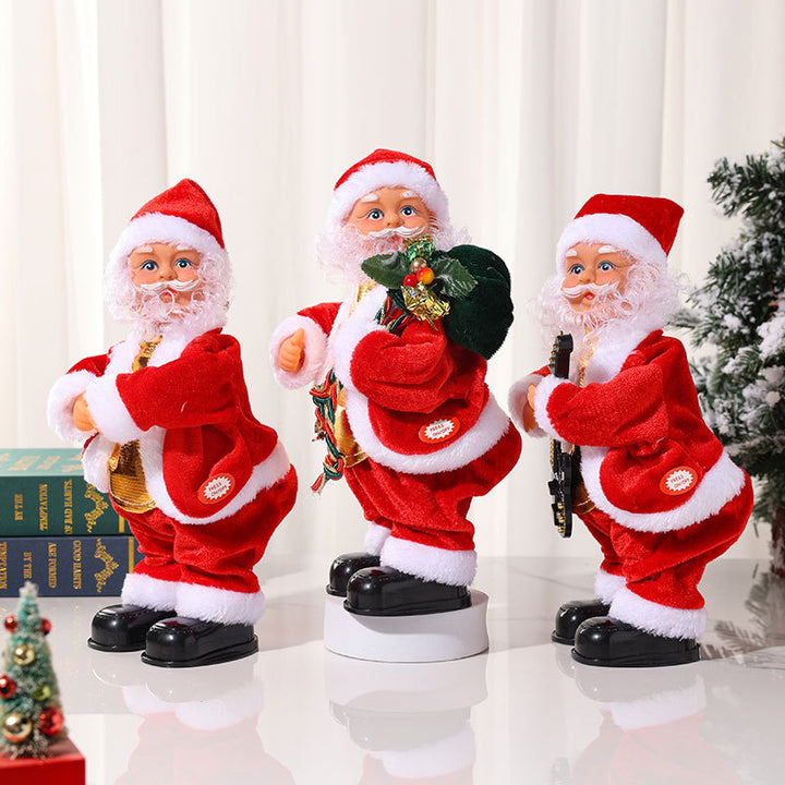 Decorative Christmas Santa Doll Bowlift