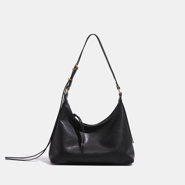 Soft Leather Slouchy Shoulder Bag