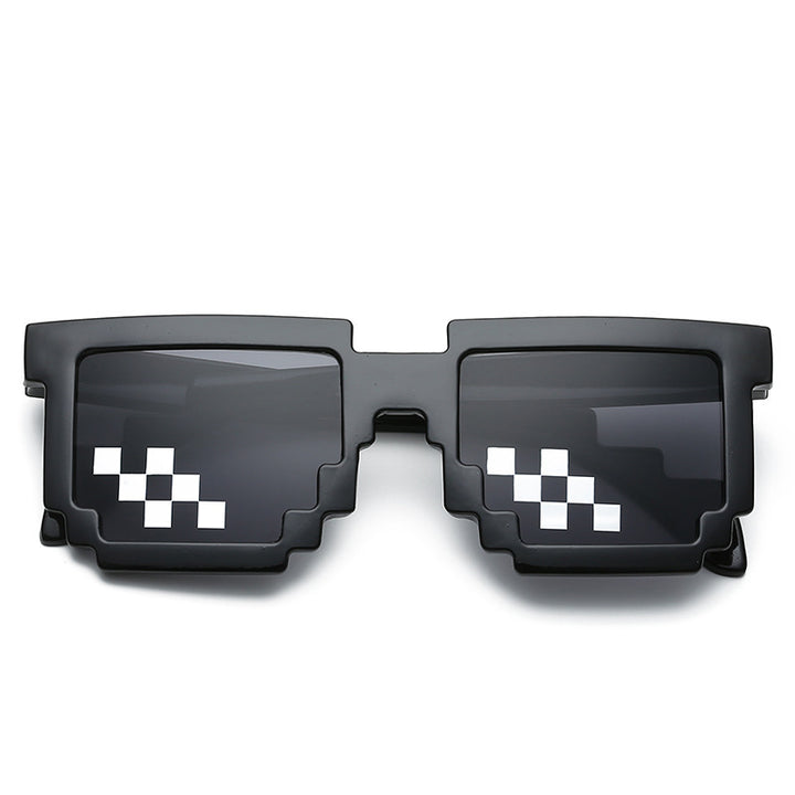 Women's eye-catching pixel-pattern sunglasses Bowlift