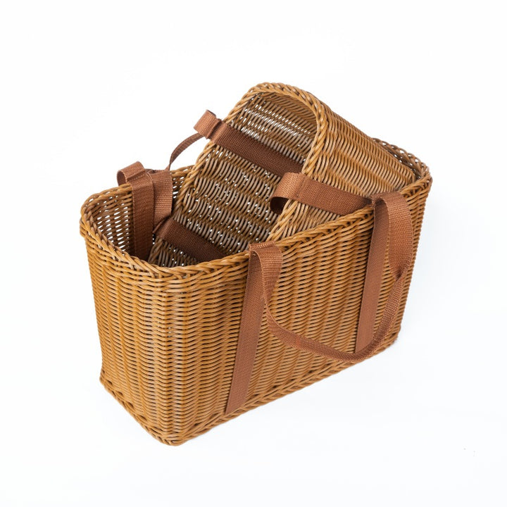 Women's Storage Basket with Two Compartments