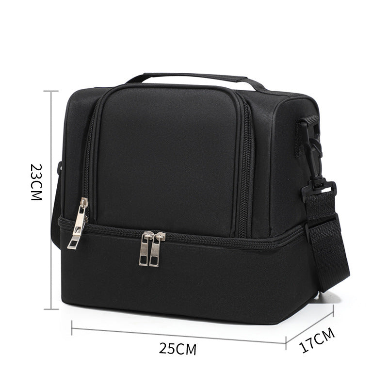 Multi-Compartment Insulated Lunch Cooler Bag