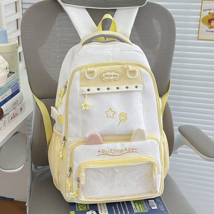 Decorative Plush Cartoon-Themed Backpack Bowlift
