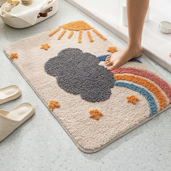Cute Dog-Themed Bath Mat Bowlift