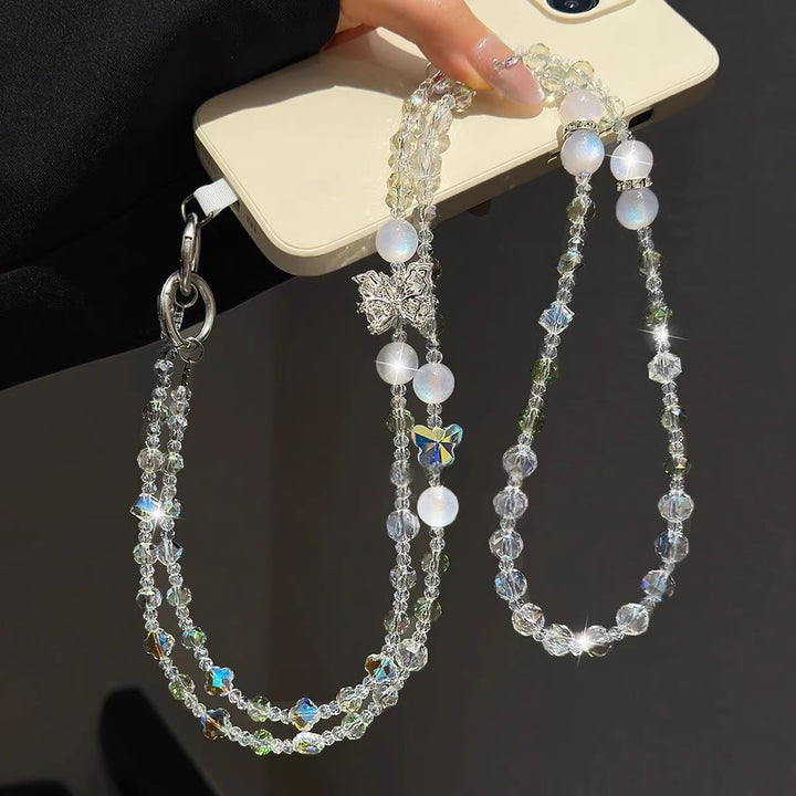 Elegant Beaded Phone Lanyard Bowlift