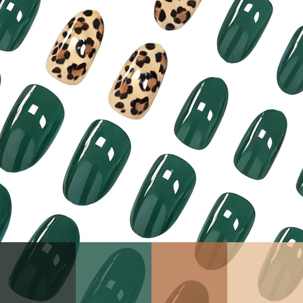 Luxe Leopard Print Nail Art Bowlift