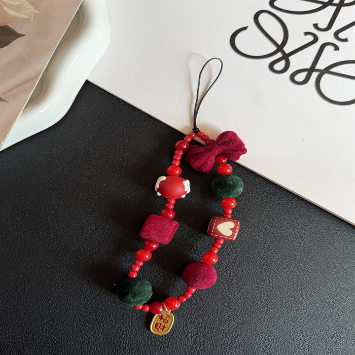 Playful Beaded Phone Charm Bowlift