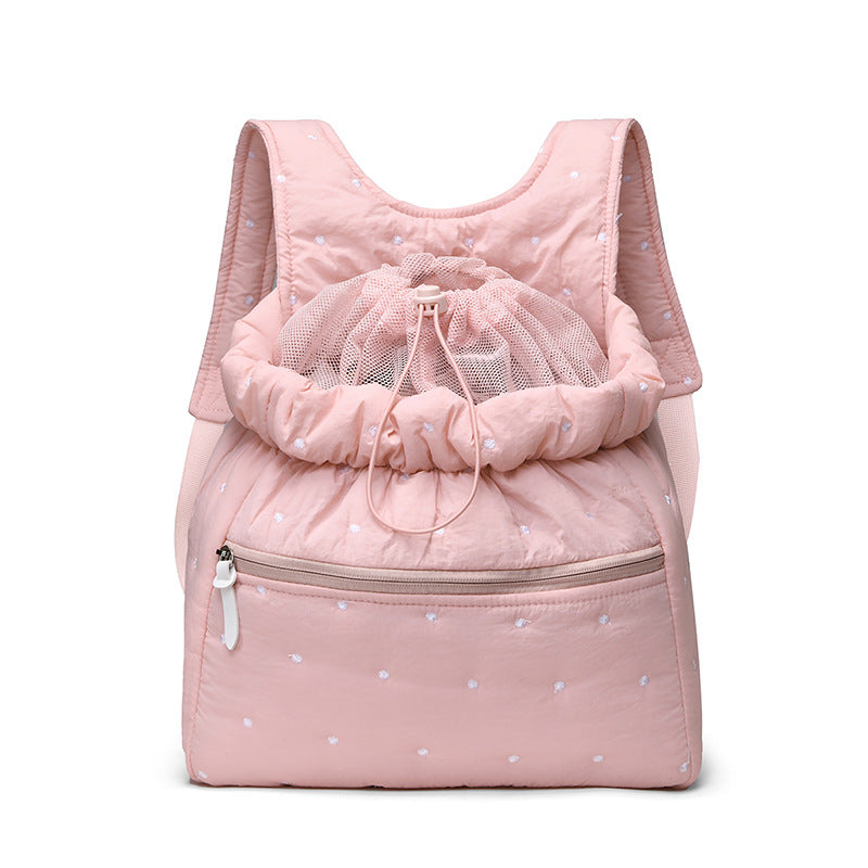 Drawstring Casual Backpack Bowlift