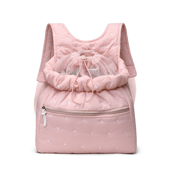 Drawstring Casual Backpack Bowlift