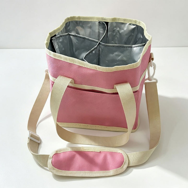Insulated cooler bag with multiple compartments Bowlift