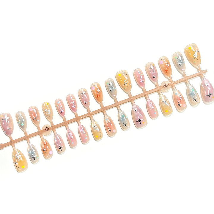 Decorative Press-On Nail Art Set Bowlift