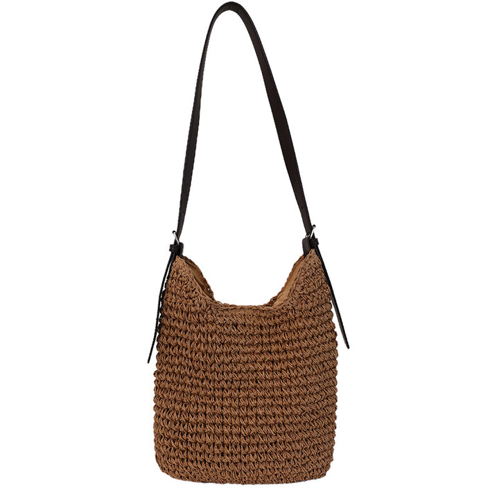 Woven Material Handbag Bowlift