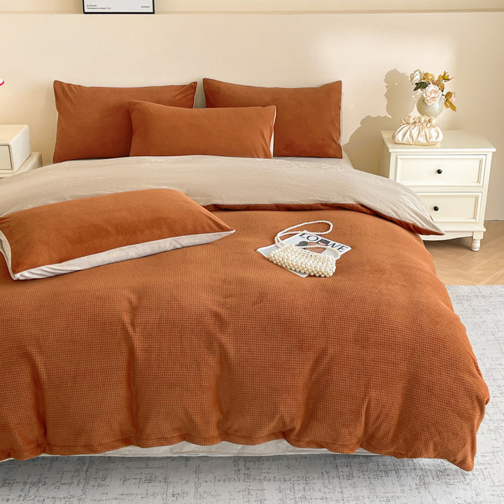 Premium Textured Quilt Cover Set
