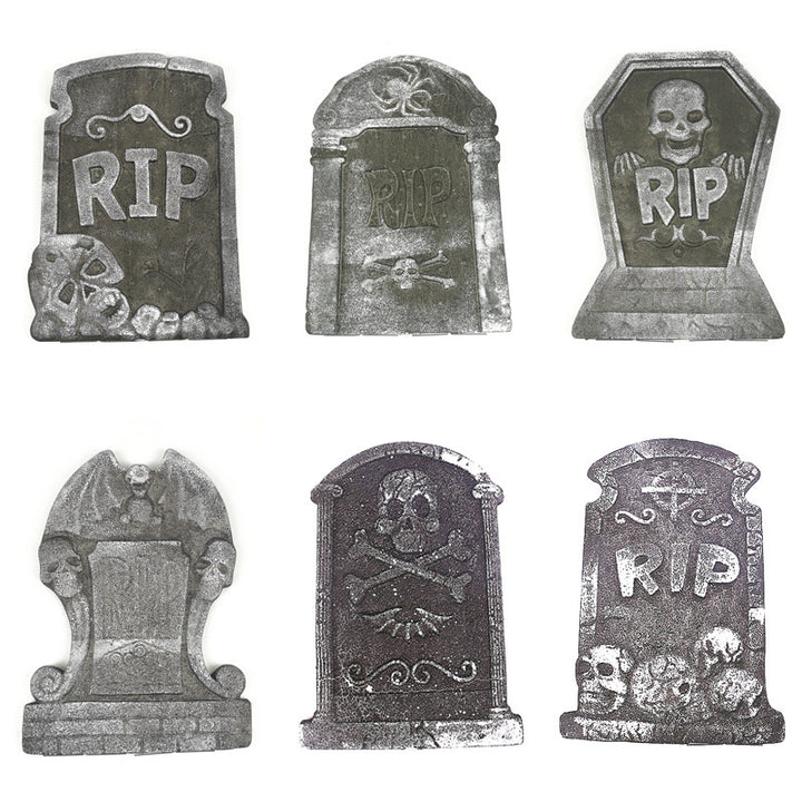 Spooky Graveyard Decorative Tombstones Bowlift