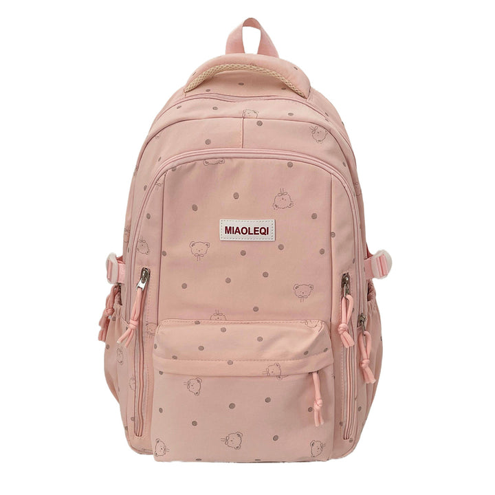 Playful Polka Dot Design Backpack Bowlift