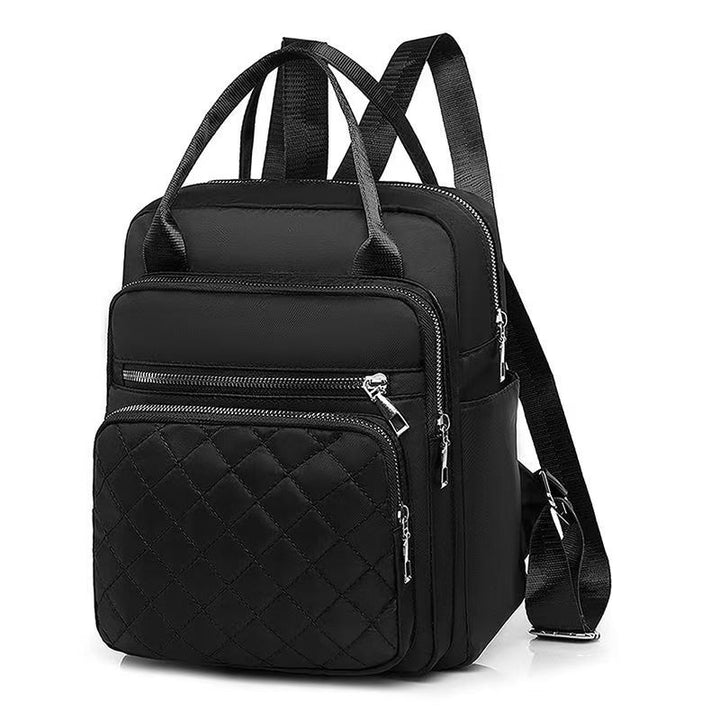 Quilted Multi-Compartment Backpack Bowlift