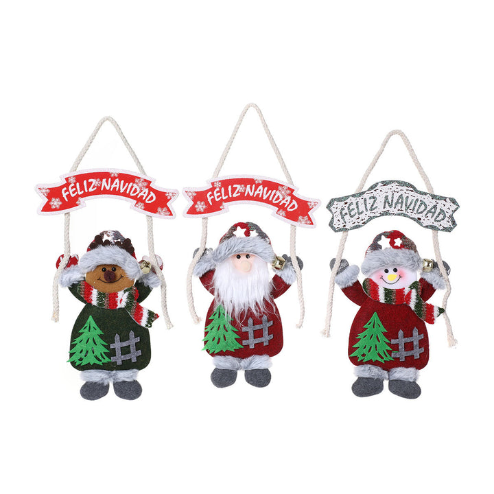 Festive Santa Hanging Ornament Bowlift