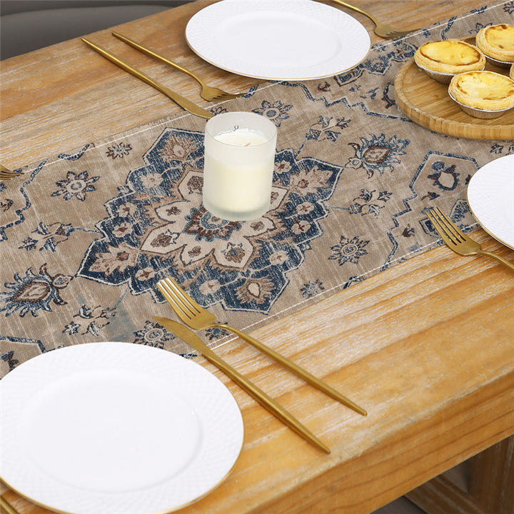 Vintage Persian-Inspired Woven Table Runner
