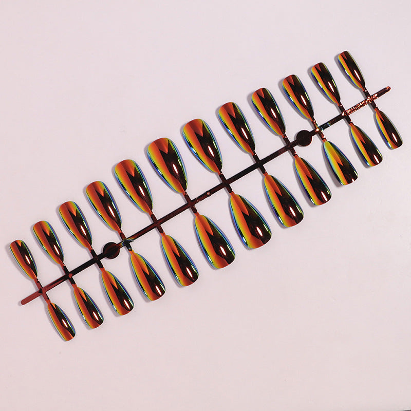 Shimmery Stiletto Press-On Nail Art Bowlift