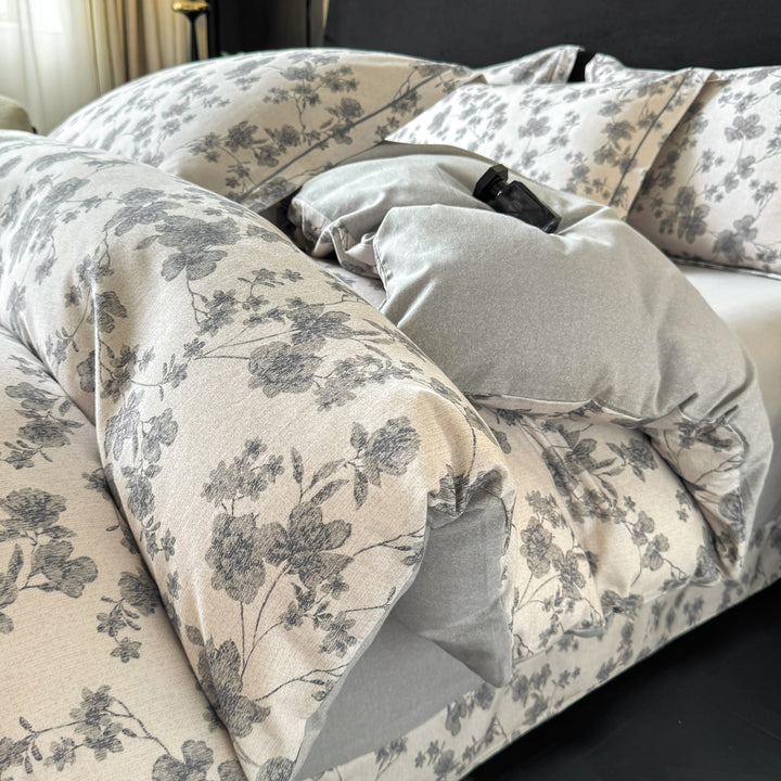 Textured Patchwork Bedding Set