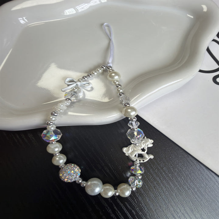 Beaded Unicorn Charm Necklace Bowlift