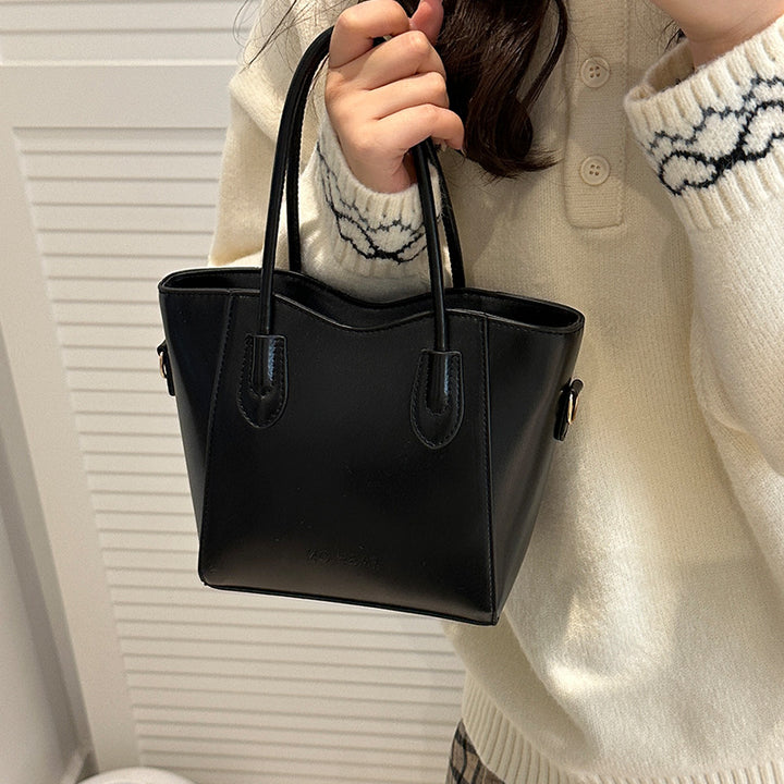 Luxurious Structured Handheld Satchel