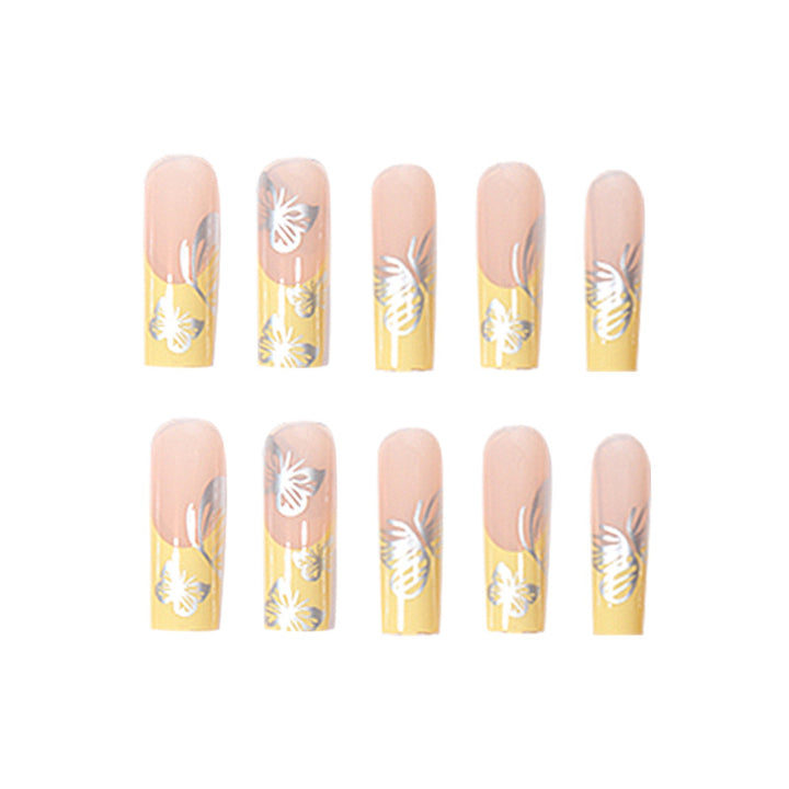 Decorative Floral Nail Art Set Bowlift