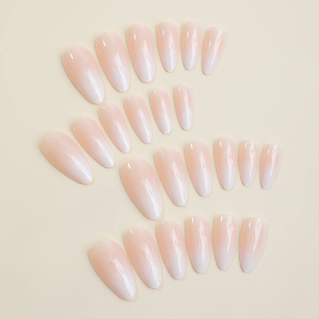 Artificial nail set with elegant tips and hassle-free application Bowlift