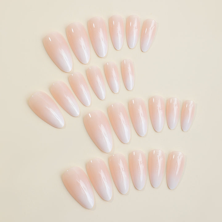 Artificial nail set with elegant tips and hassle-free application Bowlift