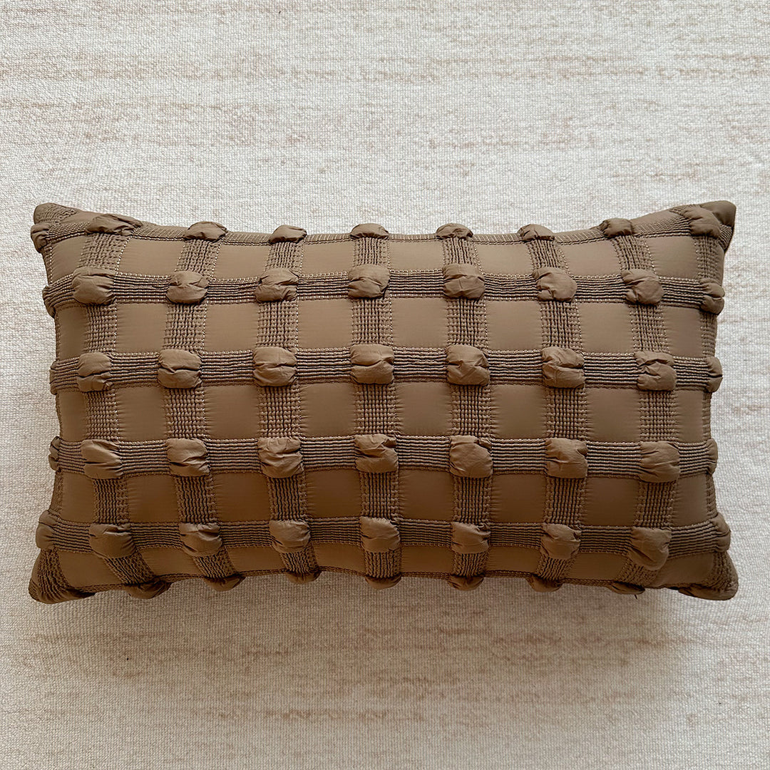 Decorative cushion made of luxurious faux fur