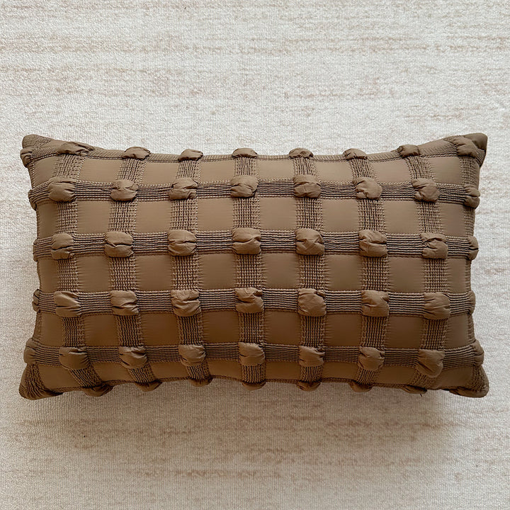 Decorative cushion made of luxurious faux fur