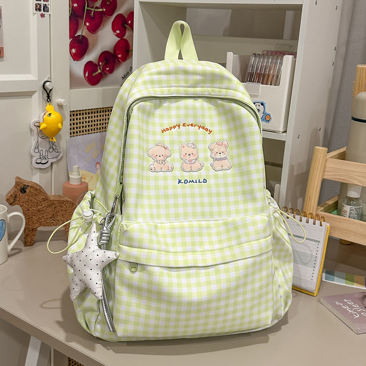 Adorable Graphic Print Backpack Bowlift