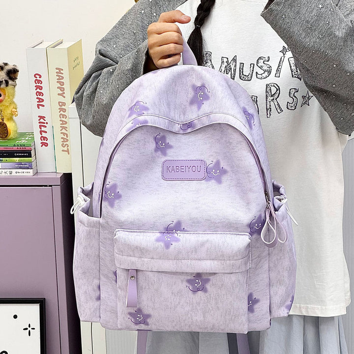 Printed Casual Backpack Bowlift