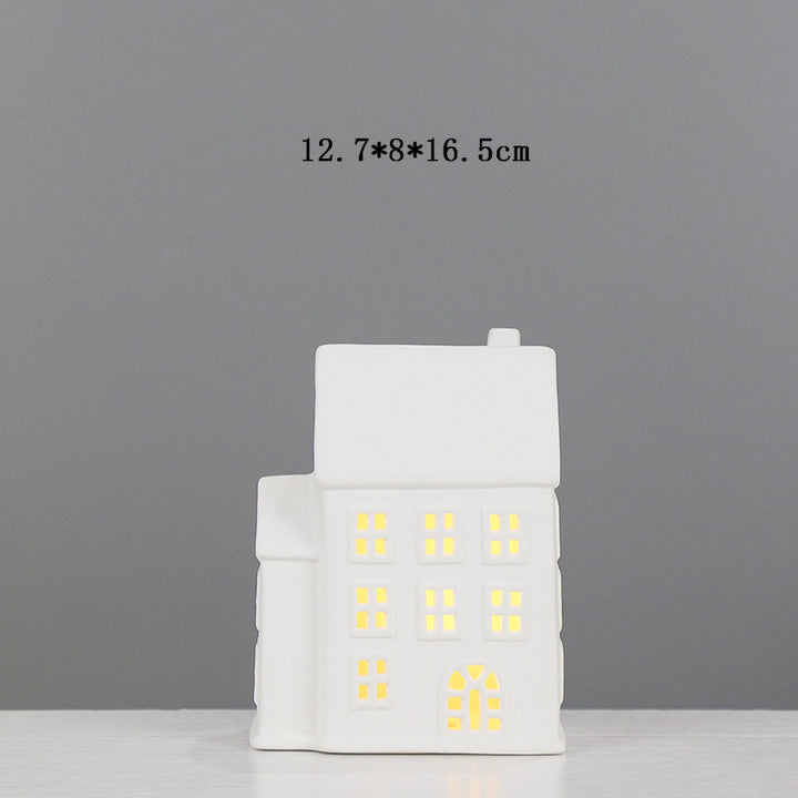 Decorative Ceramic House Candle Holder Bowlift