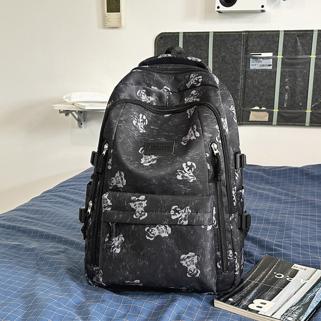 Stylish Floral Patterned Backpack Bowlift