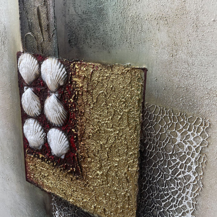 Textured Mixed Media Wall Art