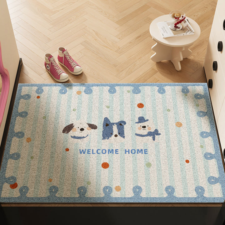 Cute Cartoon Welcome Mat for Home Entryway