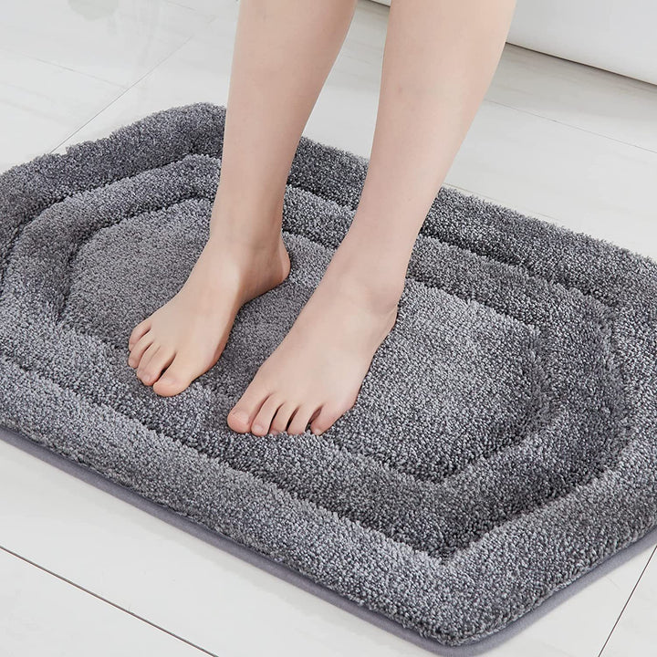 Plush Grass Texture Bath Mat