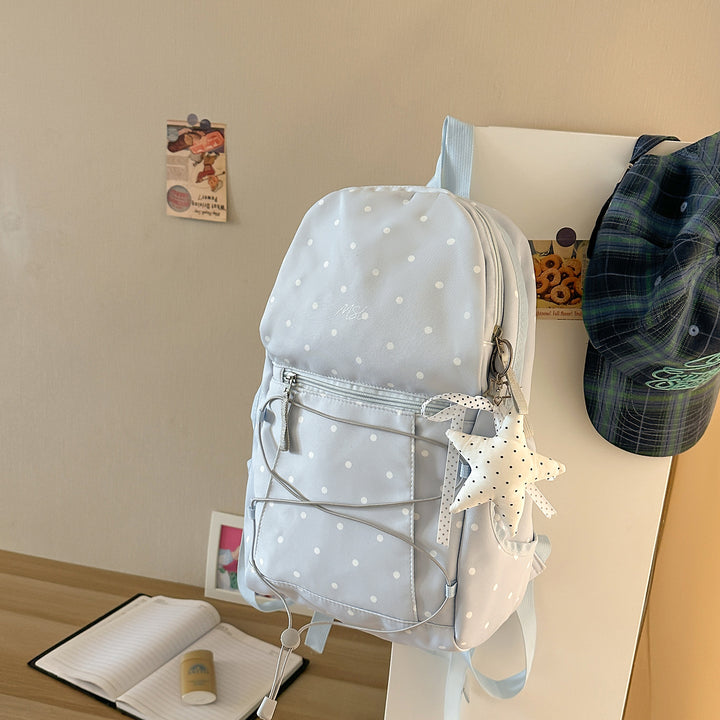Casual Polka Dot Mini Backpack Bowlift