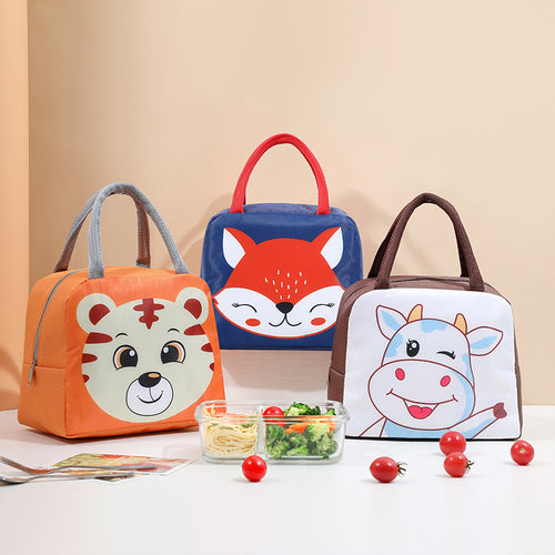 Insulated Animal-Themed Lunch Bag
