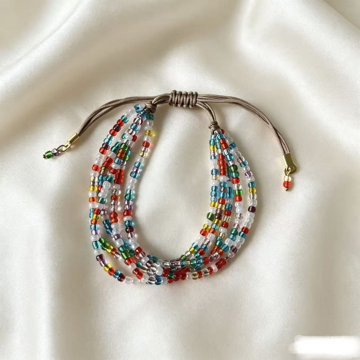 Multilayer Beaded Bracelet Bowlift