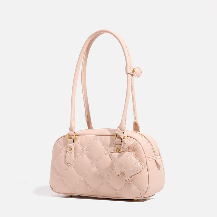 Quilted Elegant Handheld Satchel