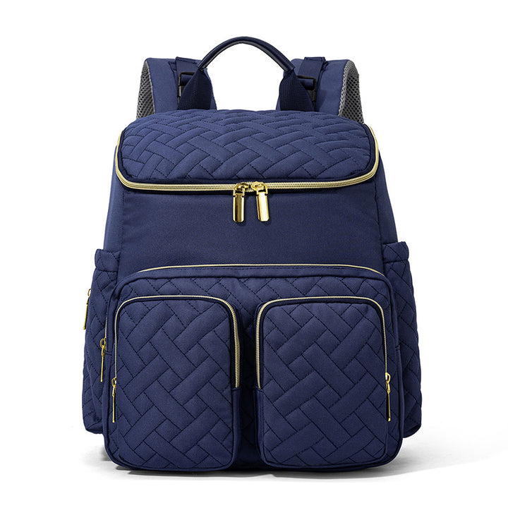Quilted Multi-Compartment Elegant Backpack Bowlift