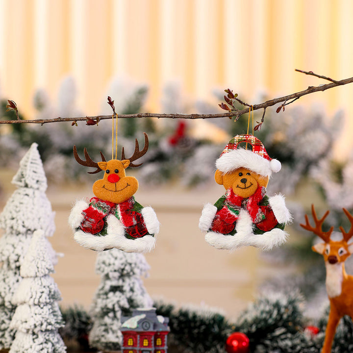 Plush Snowman Ornament Bowlift