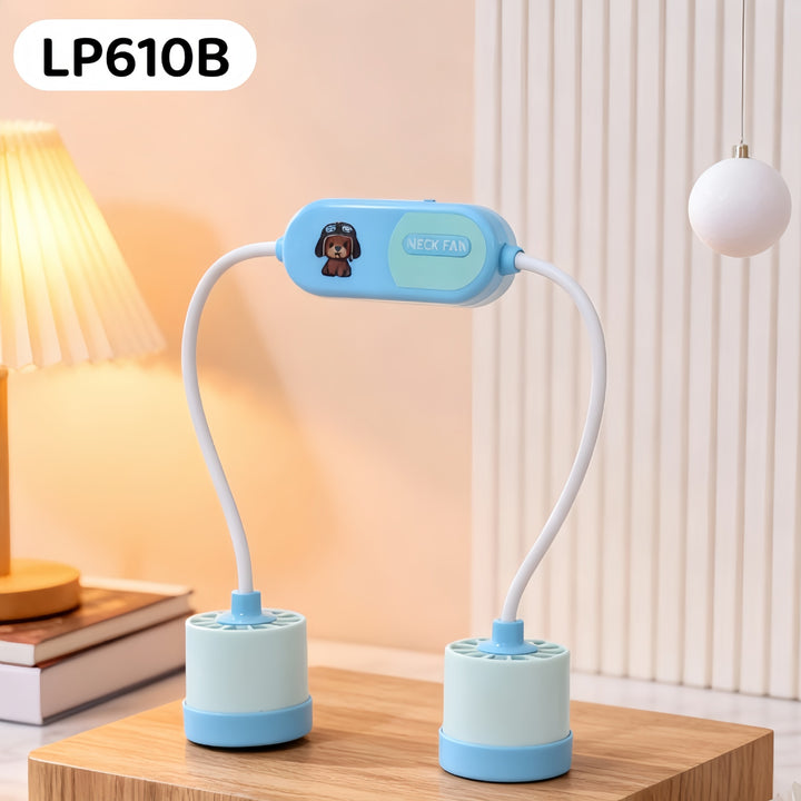 Women's Portable Dual Fan with Flexible Hose Design Bowlift