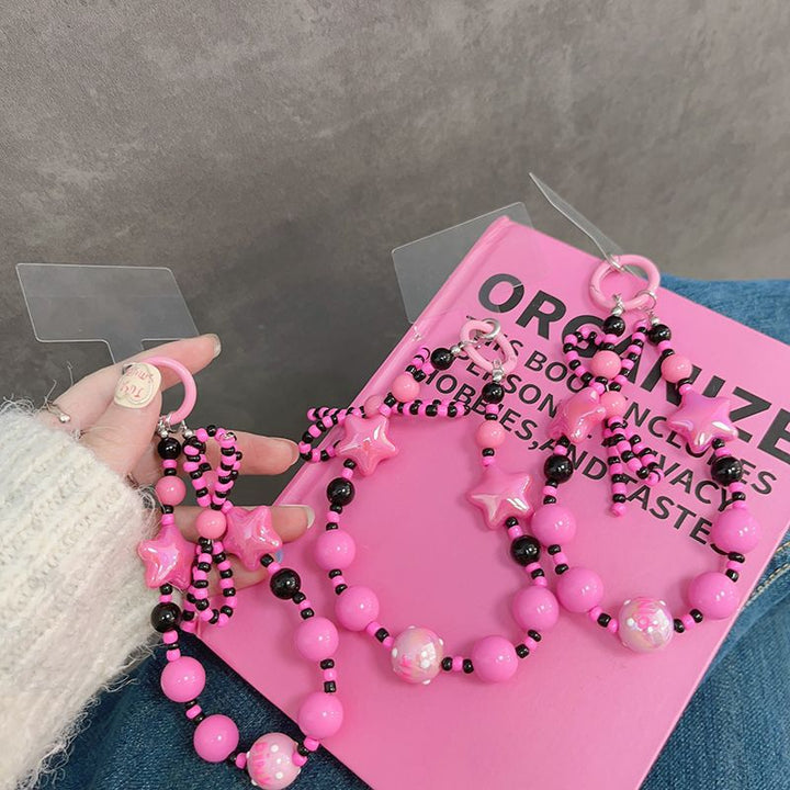 Stylish Beaded Keychain Holder Bowlift 1790134890