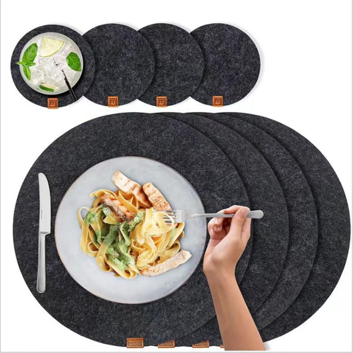 Felt Dining Placemats Set Bowlift